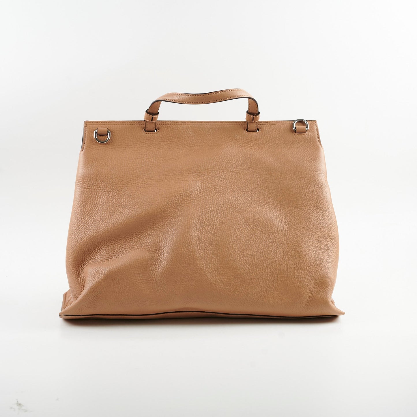 Gucci Bamboo Bag Leather Beige Shoulder Bag