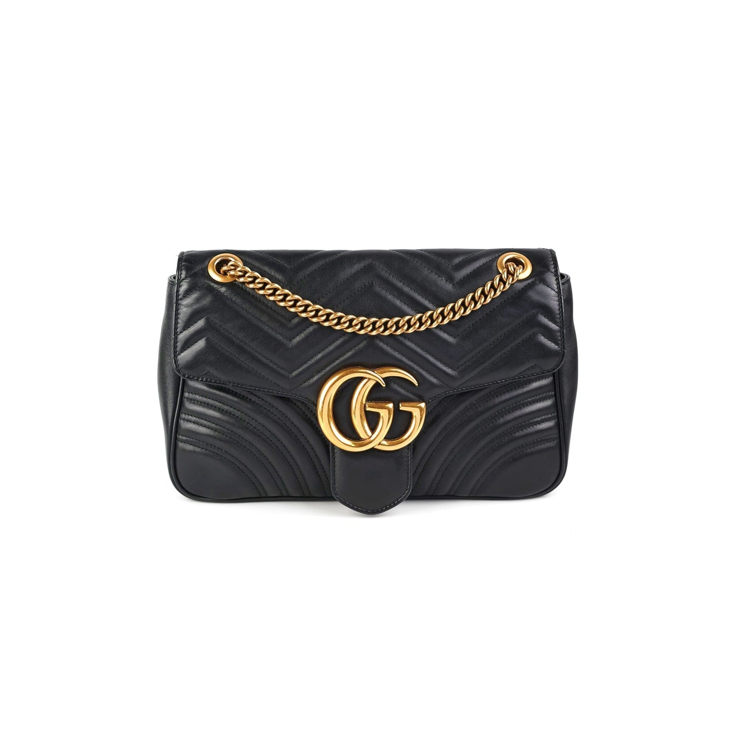 Gucci Marmont Crossbody Bag Black Medium