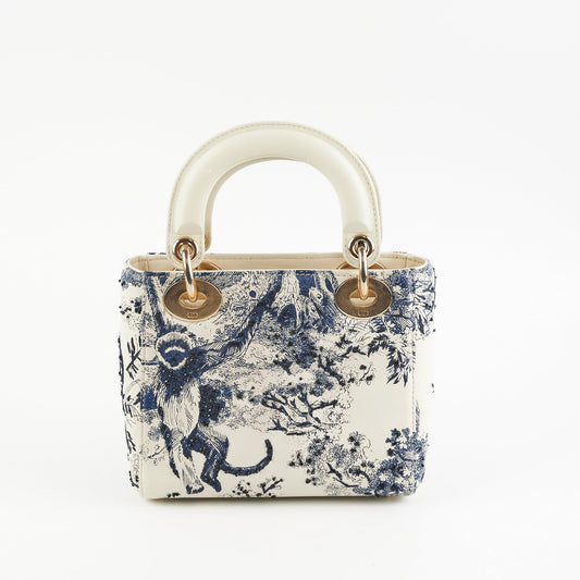 Dior Christian Lady Toile De Joy Crossbody Bag Mini