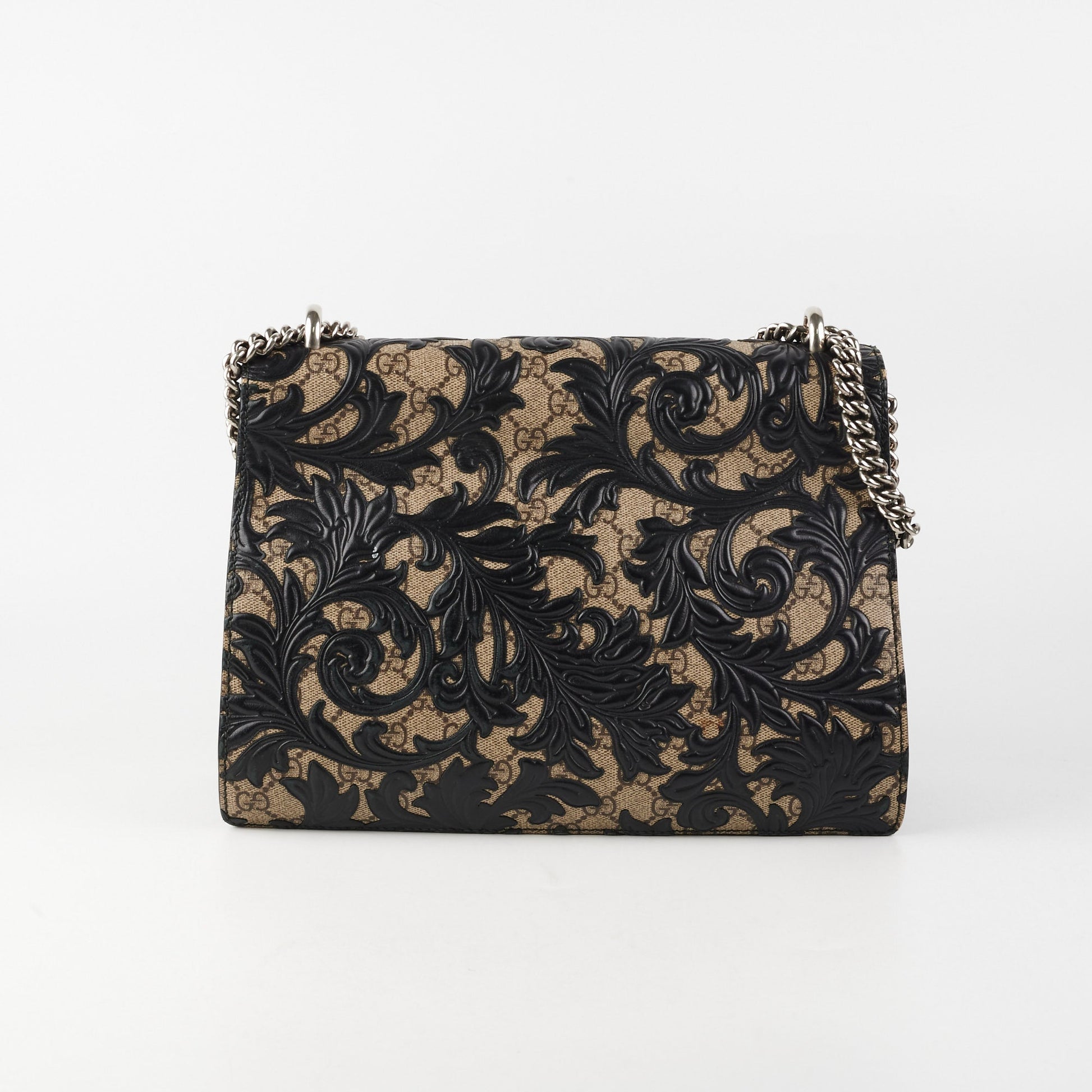 Gucci Dionysus Arabesque Coated Shoulder Bag Canvas Medium