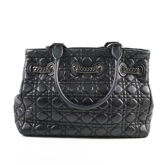 Dior Christian Cannage Chri Chri Tote Black Tote Bag