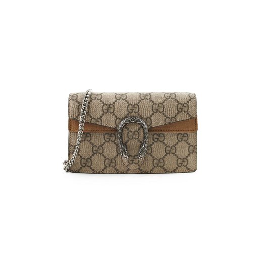 Gucci Supreme Dionysus Crossbody Bag Beige Mini Dionysus Beige