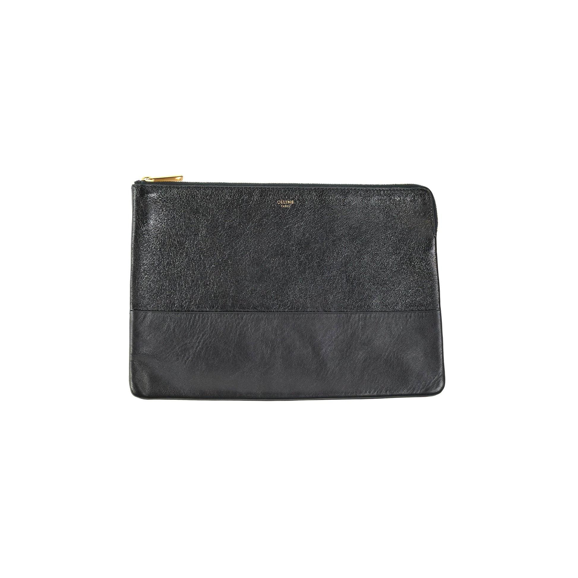 Luxury Pouch Handbag Black Travel Bag