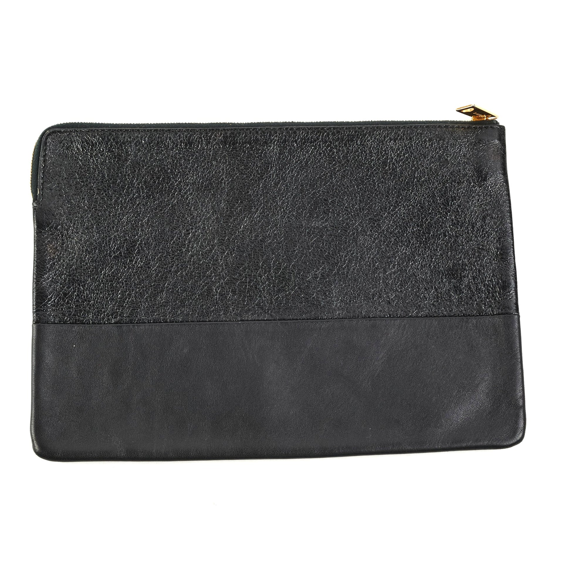 Luxury Pouch Handbag Black Travel Bag