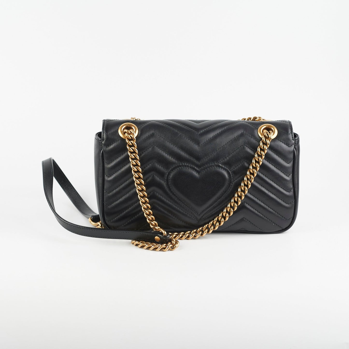 Gucci Marmont Shoulder Bag Black Small Crossbody Bag Shoulder Bag