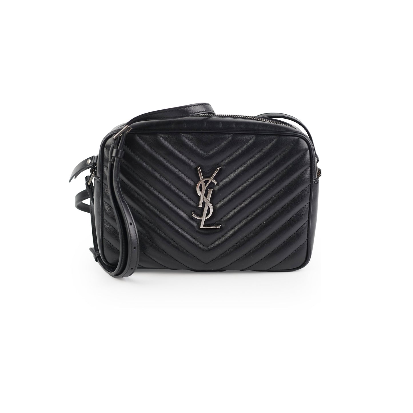 YSL Saint Laurent Lou Camera Bag Black Crossbody Bag 13