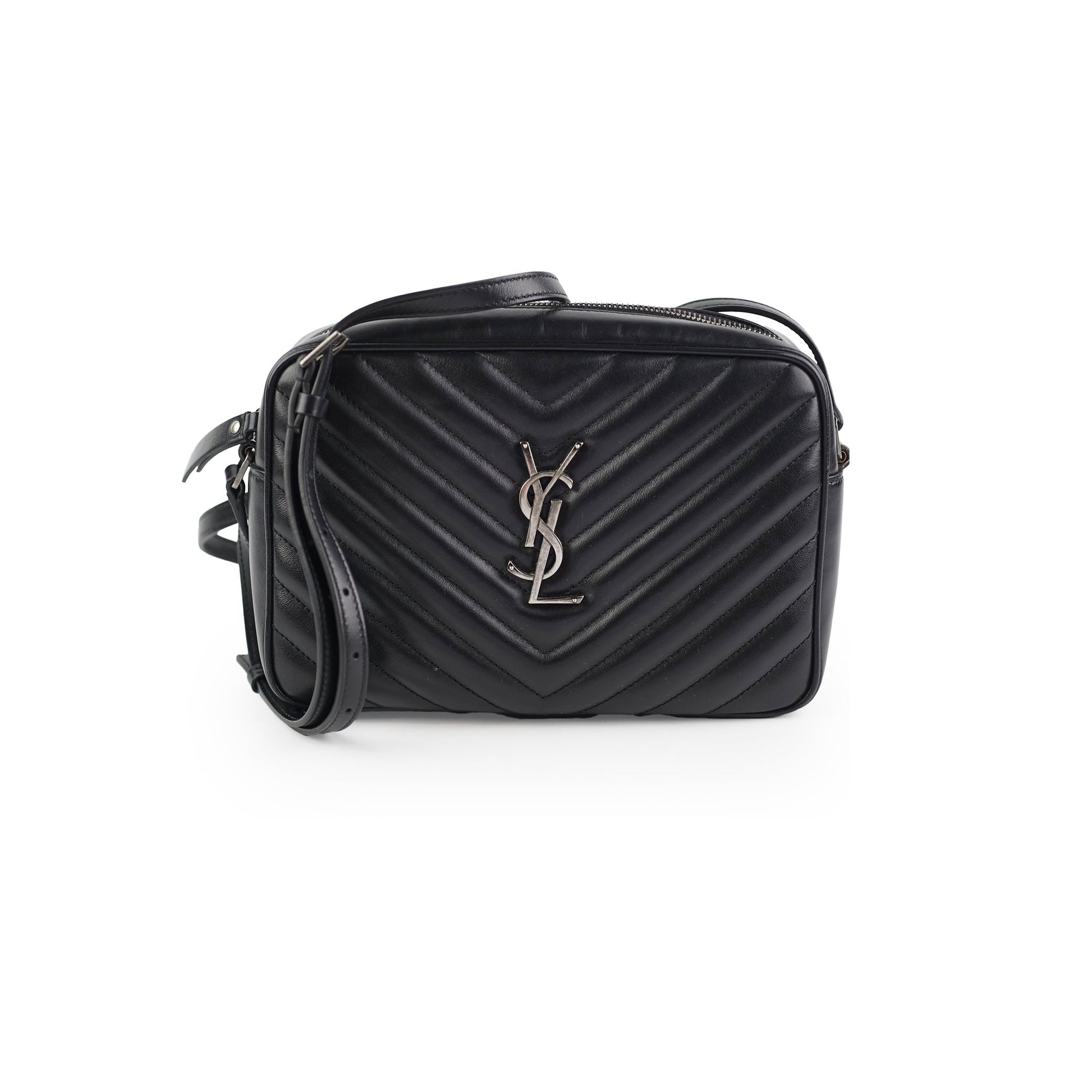 YSL Saint Laurent Lou Camera Bag Black Crossbody Bag 13