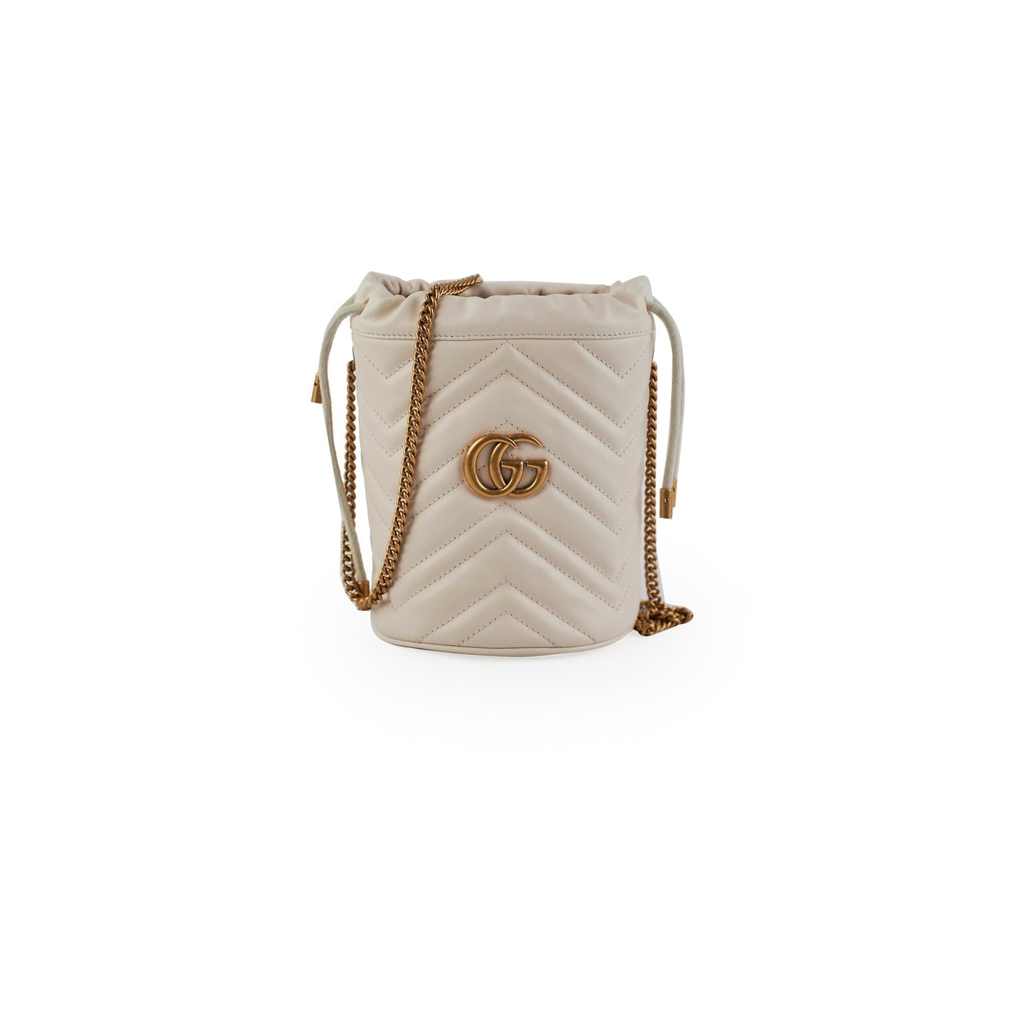 Gucci Marmont Bag Hold Al White Mini Crossbody Bag