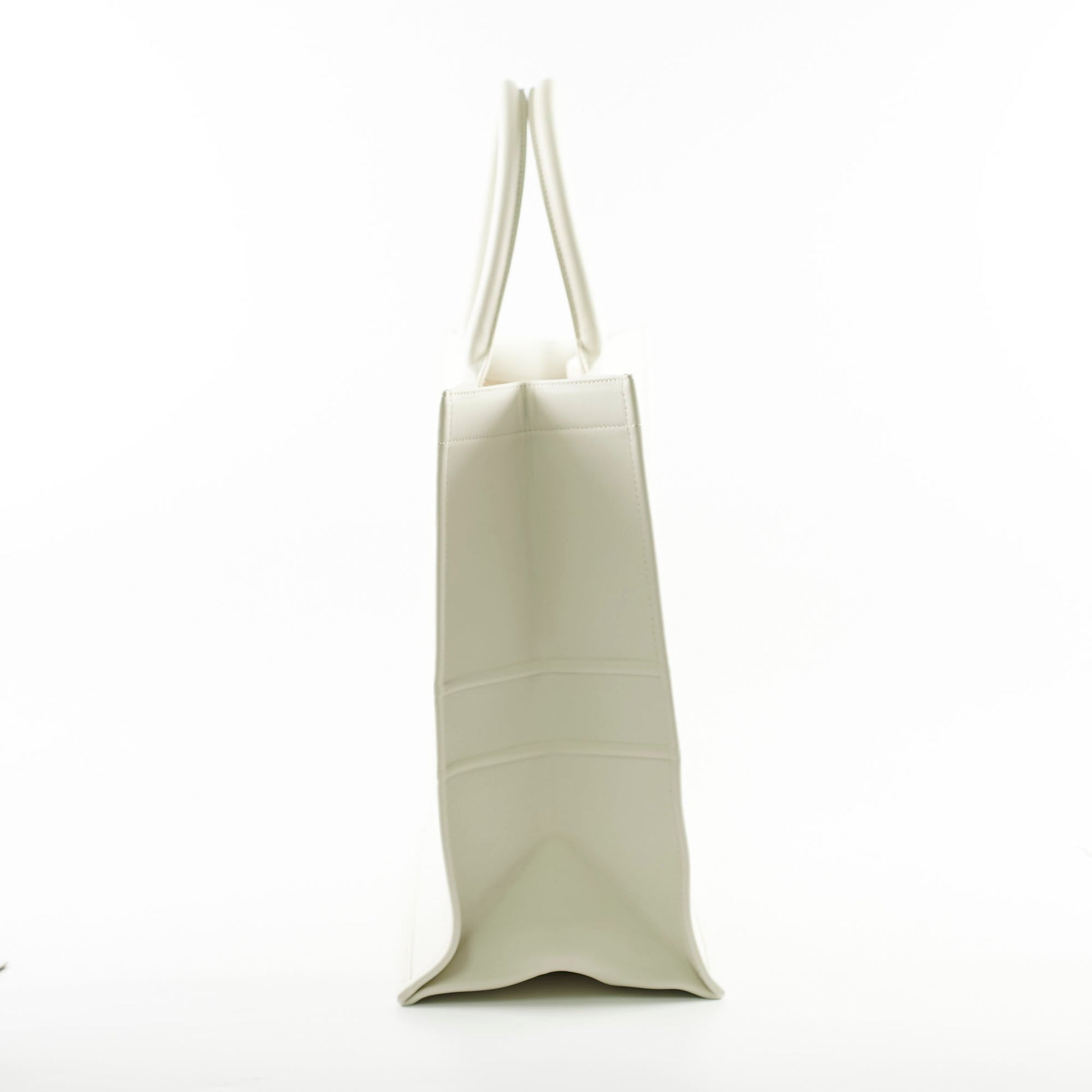 Dior Christian Book Tote White Large Tote Bag