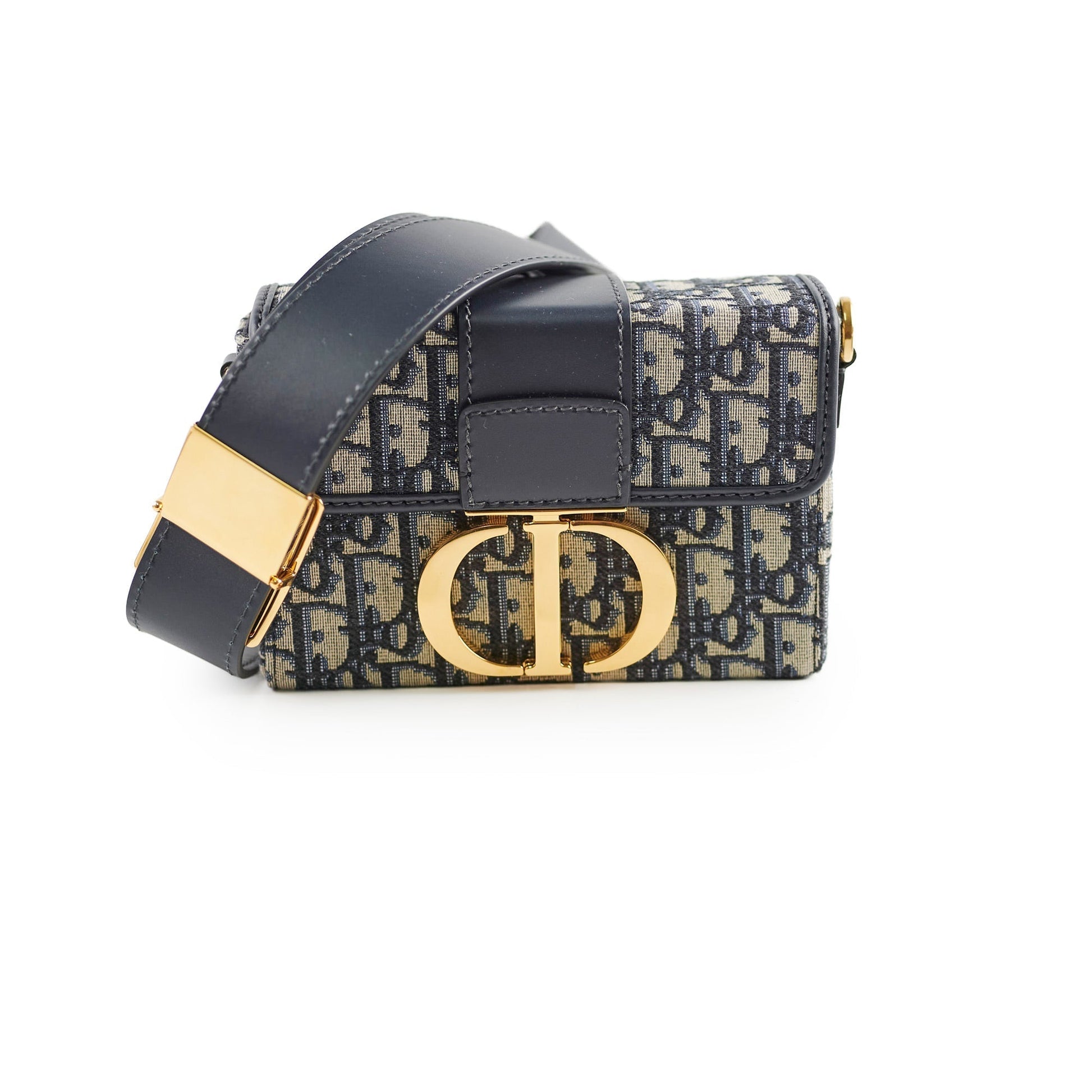 Dior Christian Montaigne Crossbody Bag Canvas Mini