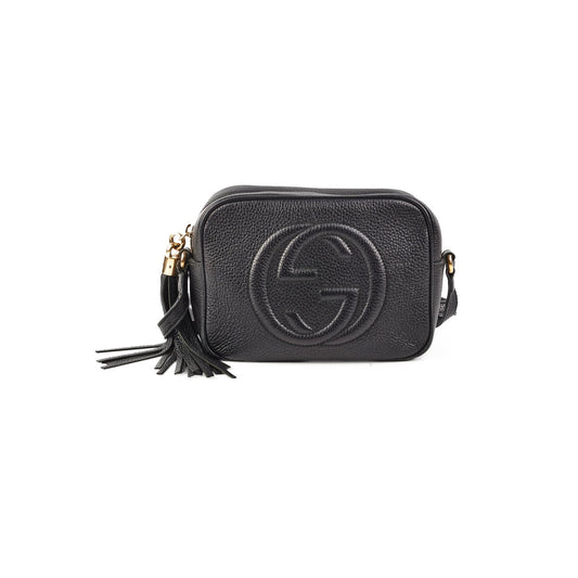 Gucci Soho Disco Crossbody Bag Black 3