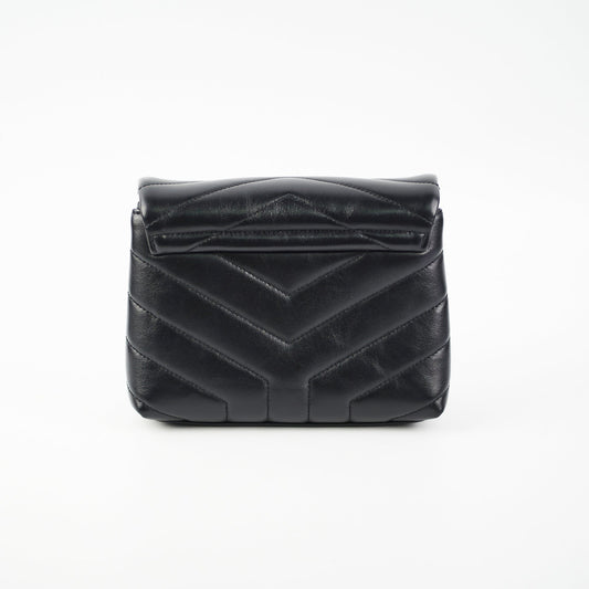YSL Saint Laurent Item Lou Lou Crossbody Bag Black Toy
