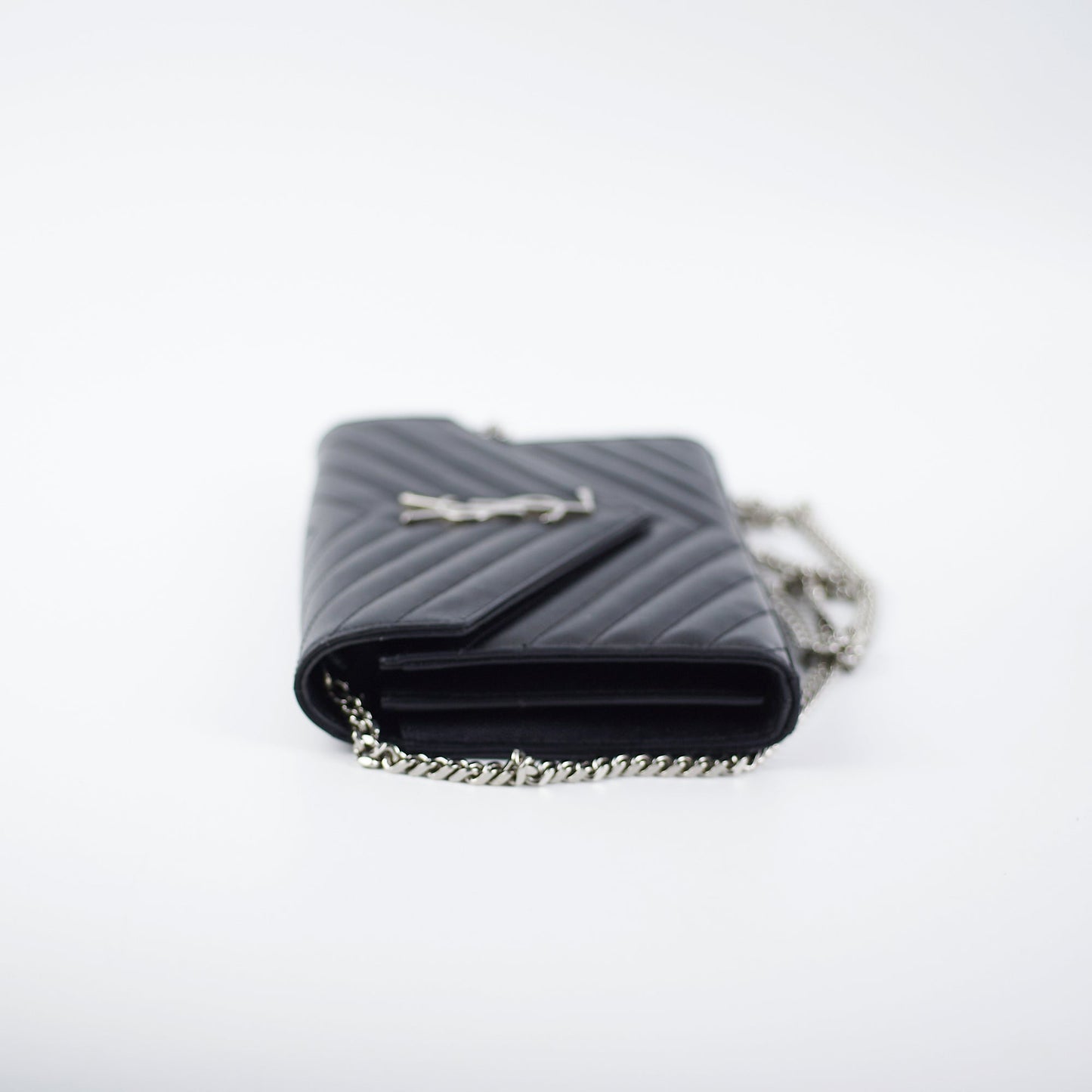 YSL Saint Laurent Envelope Crossbody Bag Black