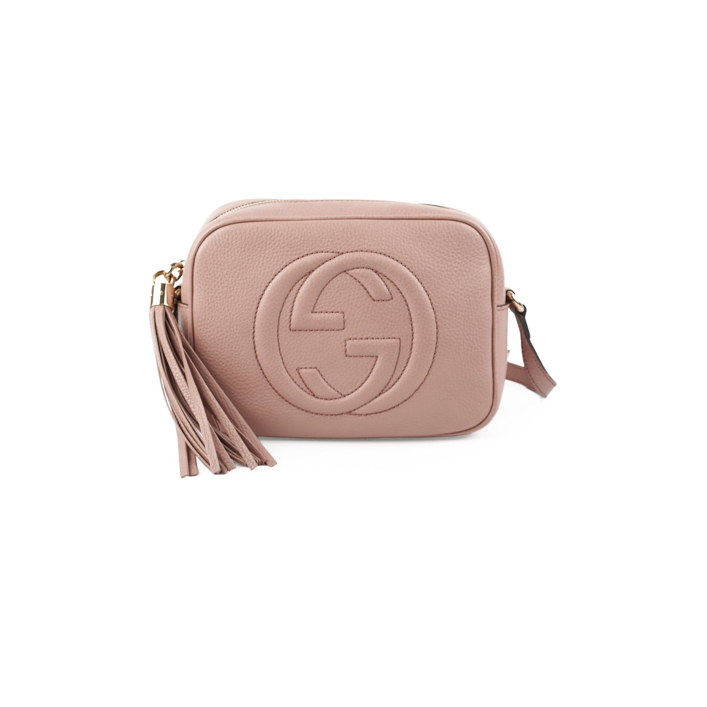 Gucci Soho Disco Dusty Crossbody Bag Pink