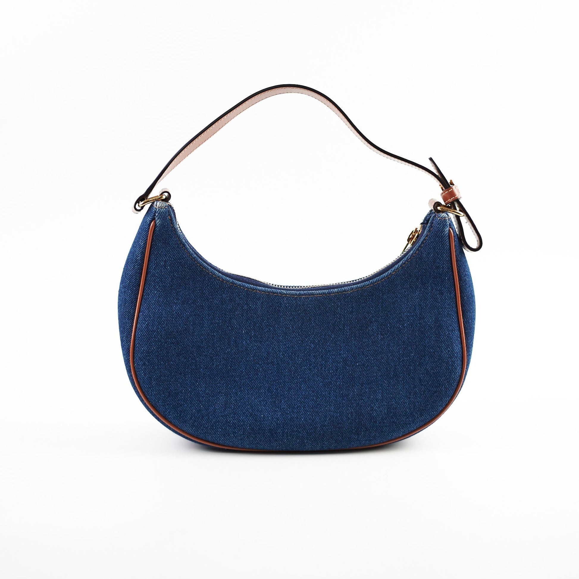 Luxury Ava Shoulder Bag Denim Medium