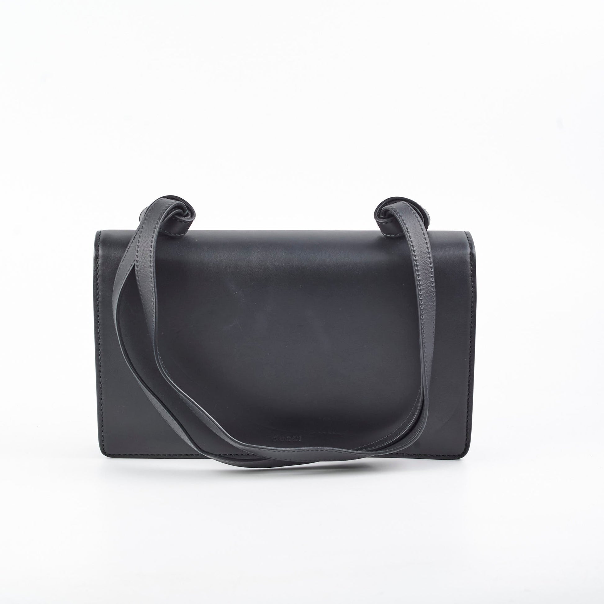 Gucci Animalier Shoulder Bag Leather Black