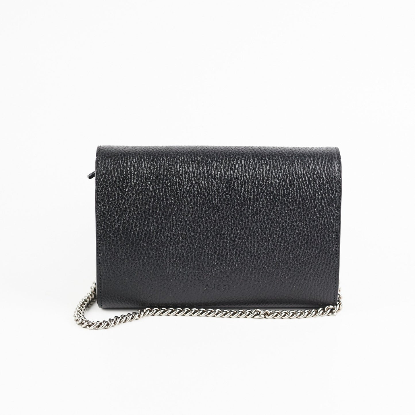 Gucci Dionysus Chain Bag Leather Black Crossbody Bag