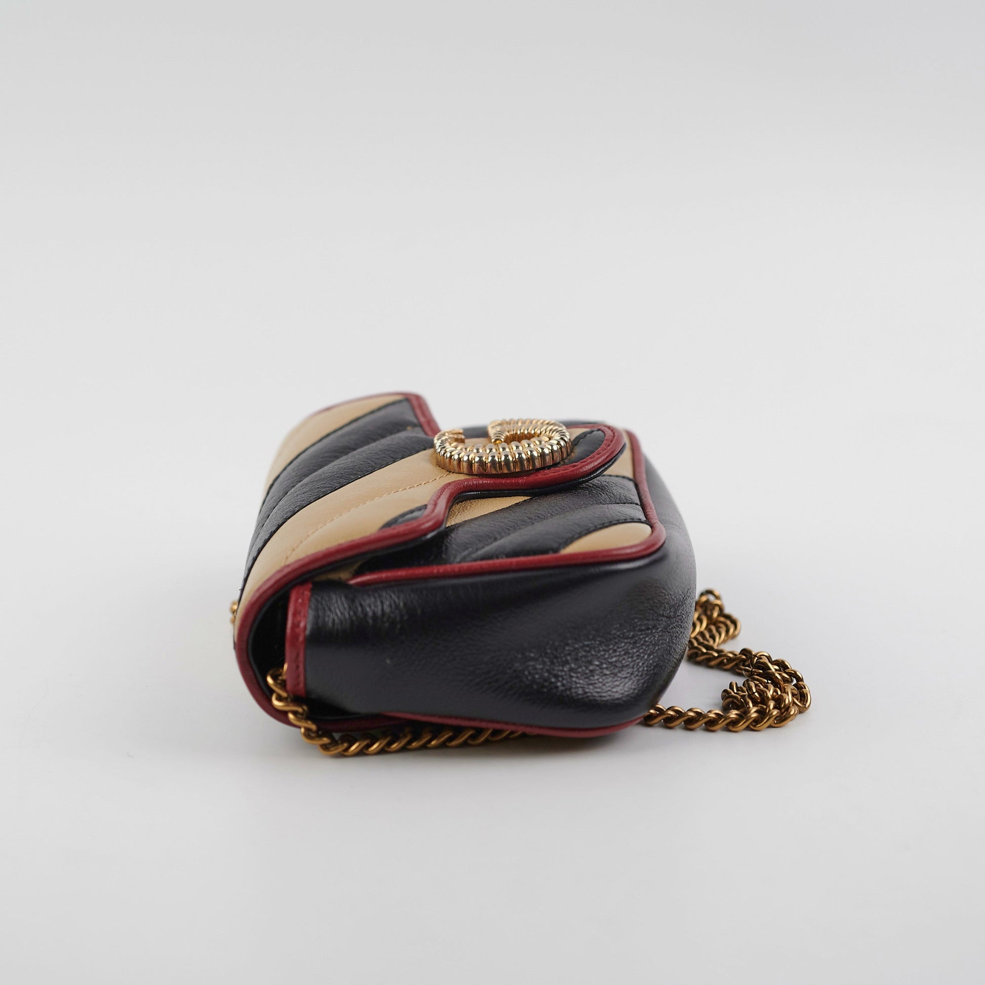 Gucci Super Marmont Tri Colour Crossbody Bag Mini