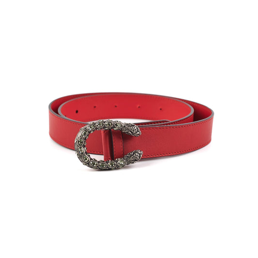Gucci Dionysus Size Belt Handbag Leather Red Accessory