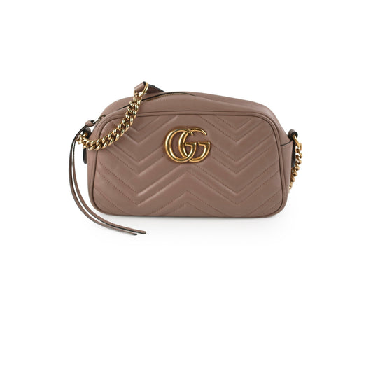 Gucci Marmont Camera Bag Pink Small Travel Bag