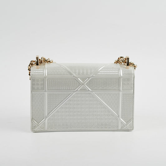 Dior ama Pearl Tote Bag White Small