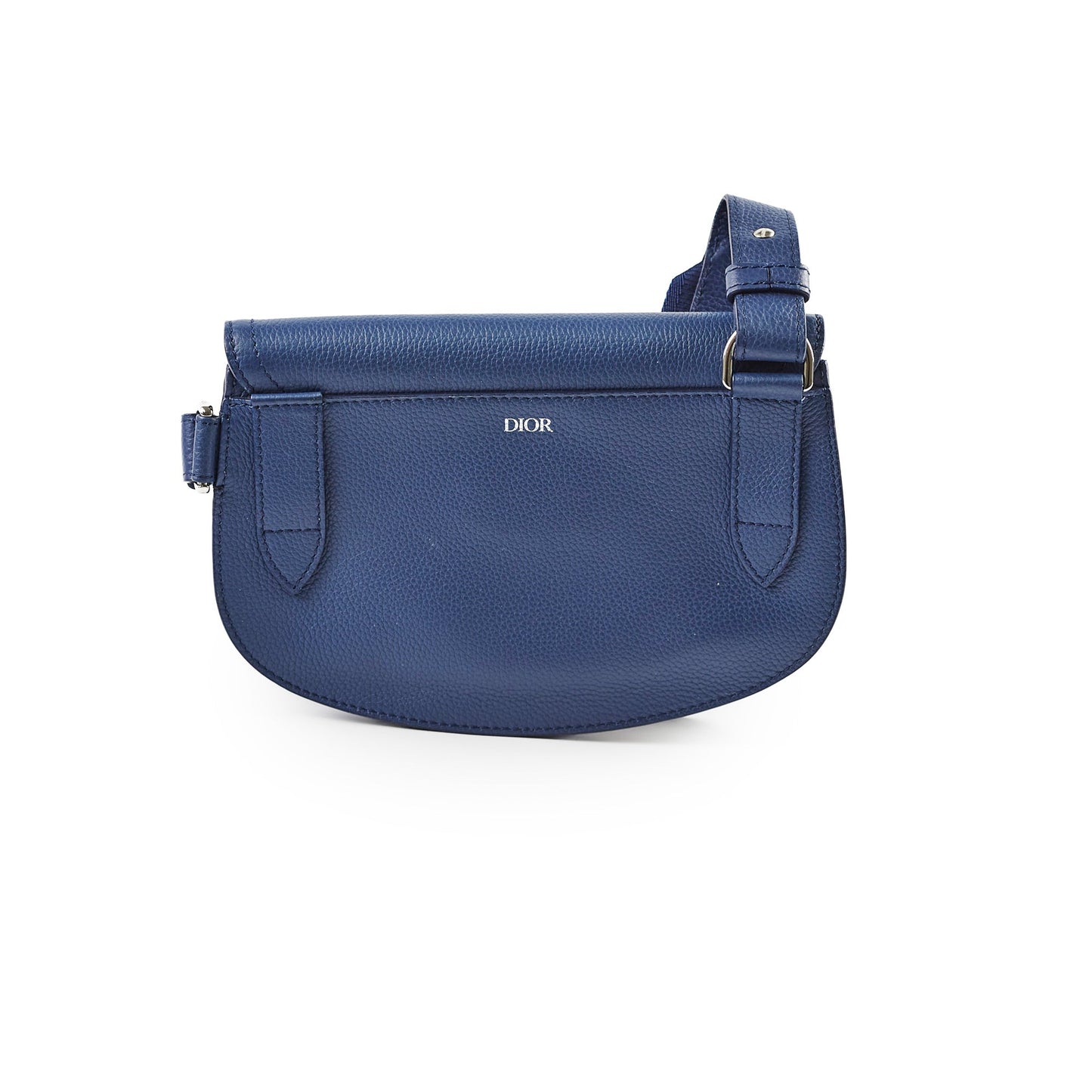 Dior Christian Mens Saddle Crossbody Bag Navy