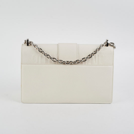 Dior Christian Montaigne Crossbody Bag White