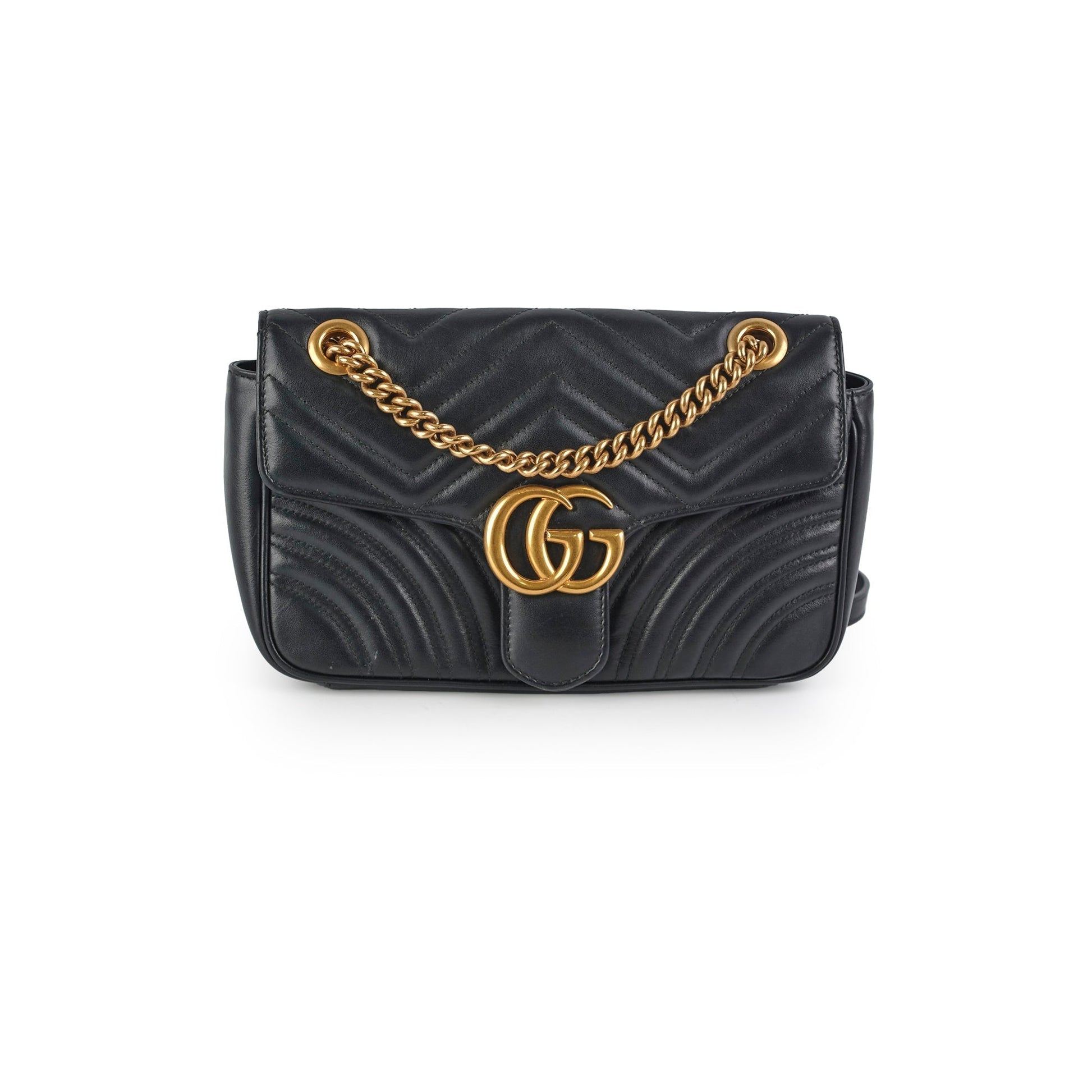 Gucci Marmont Crossbody Bag Black Small Small Black
