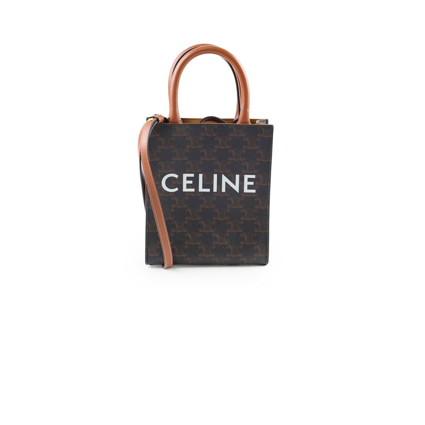 Luxury Vertical Cabas Tote Handbag Canvas Mini Tote Bag