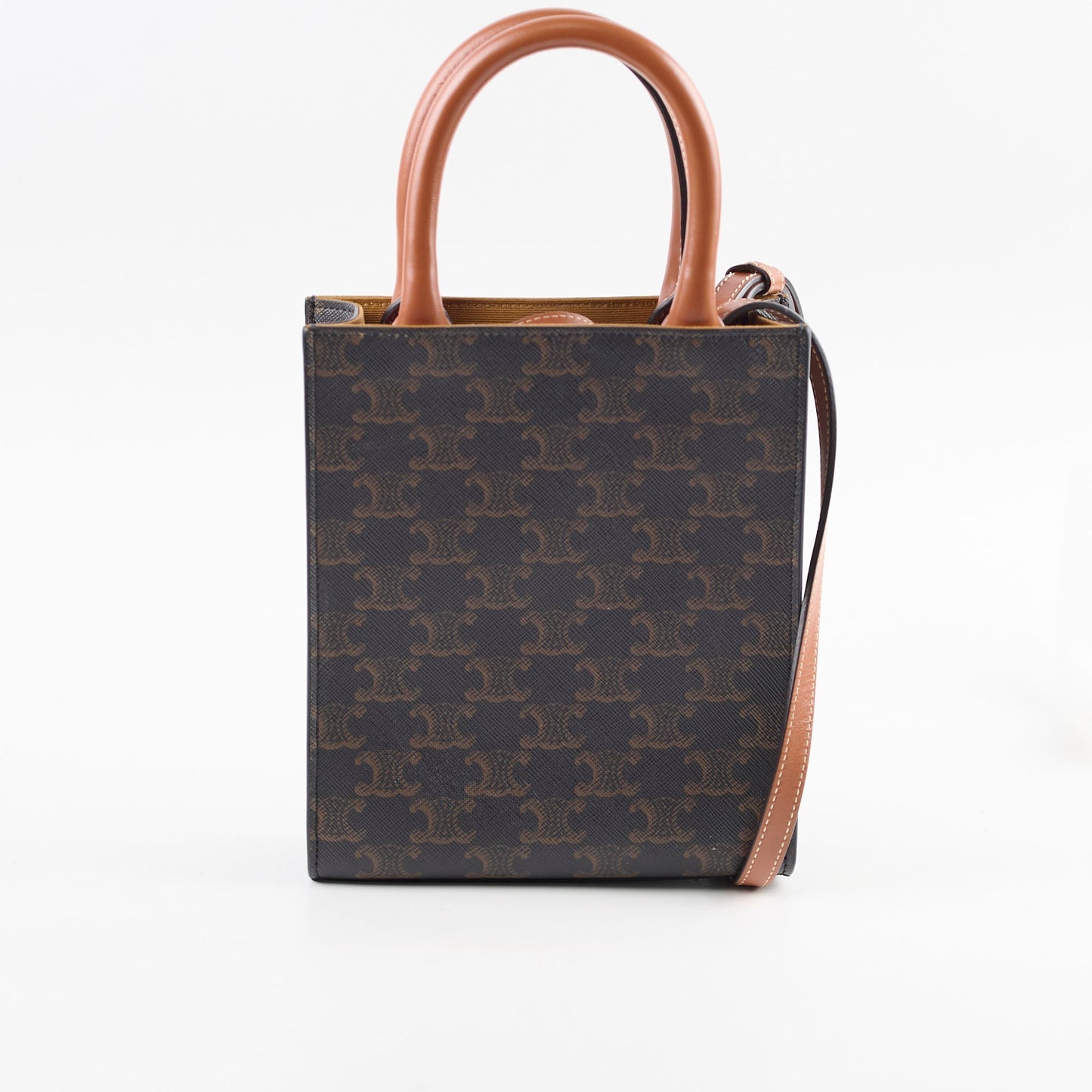 Luxury Vertical Cabas Tote Handbag Canvas Mini Tote Bag