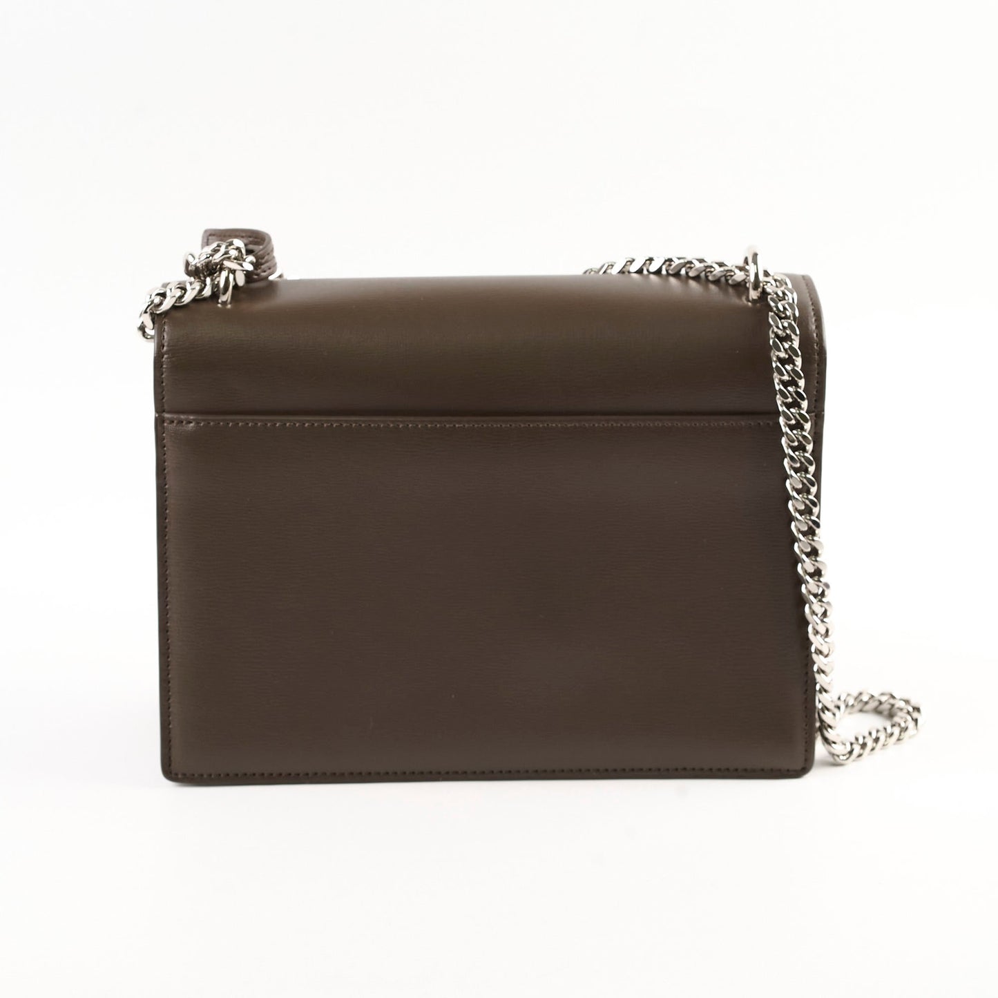 YSL Saint Laurent Sunset Shoulder Bag Brown Small
