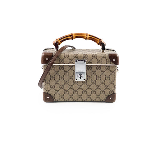 Gucci Ophidia Bamboo Global Trotter Trunk Crossbody Bag