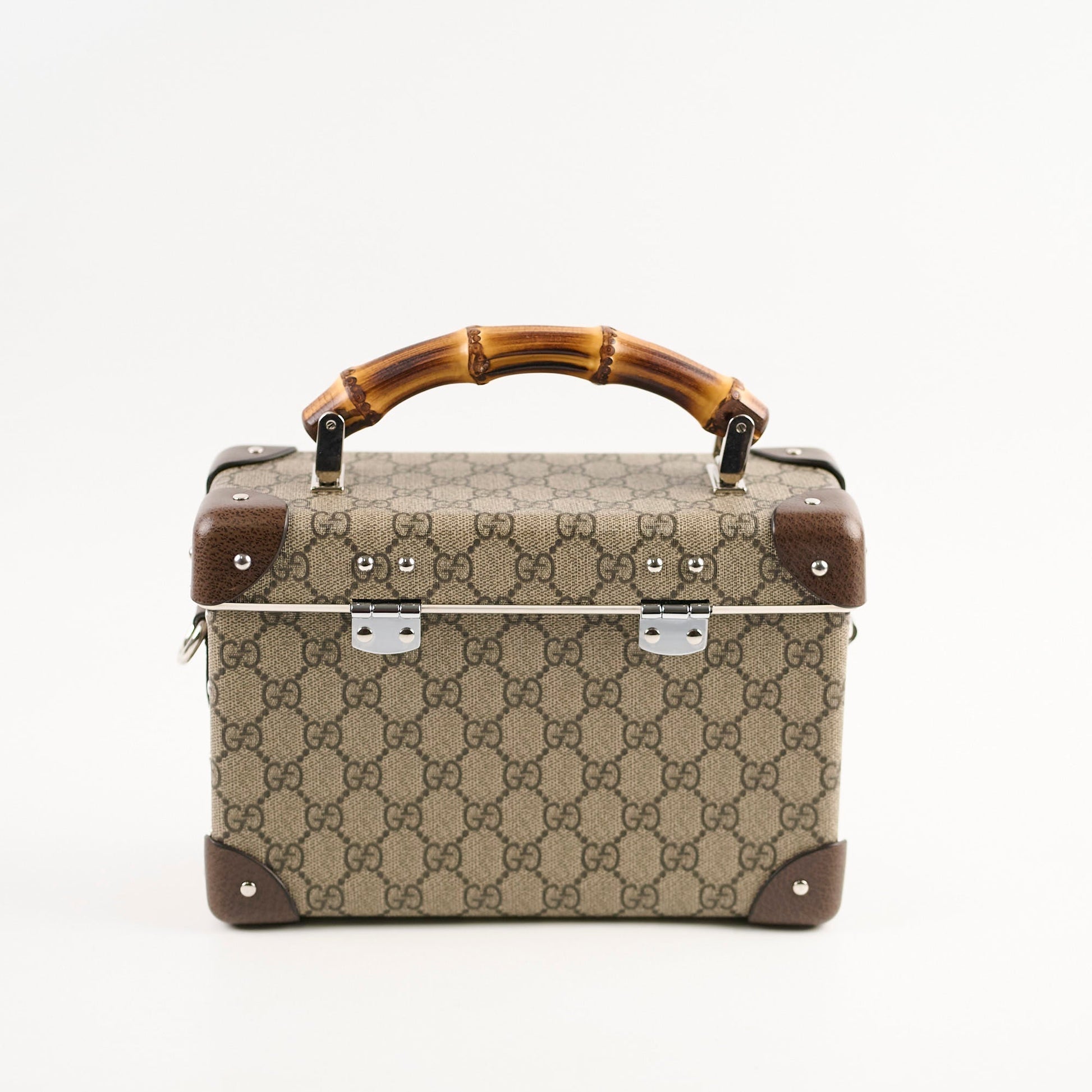 Gucci Ophidia Bamboo Global Trotter Trunk Crossbody Bag