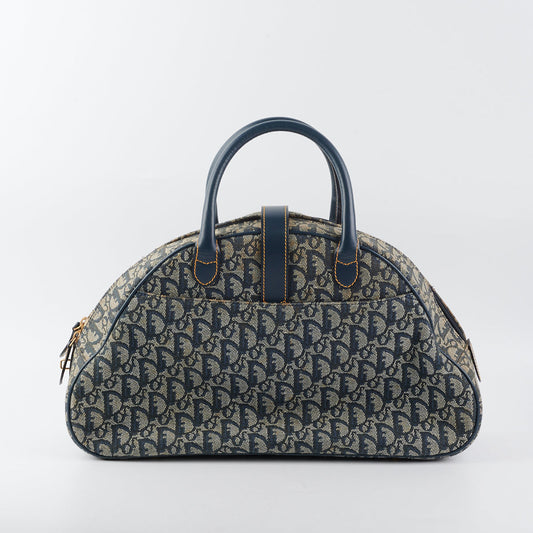Dior Trotter Boston Bag Navy Tote Bag