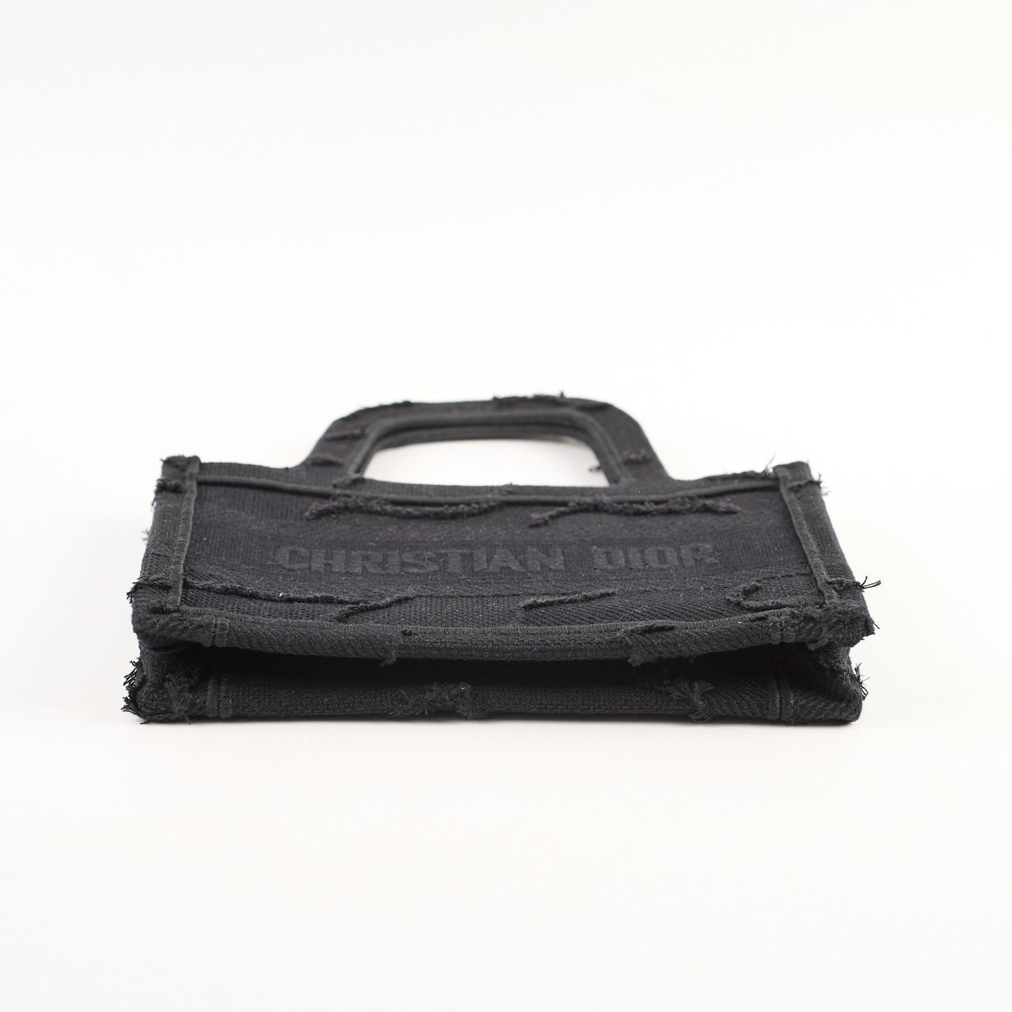 Dior Christian Book Tote Black Mini Tote Bag