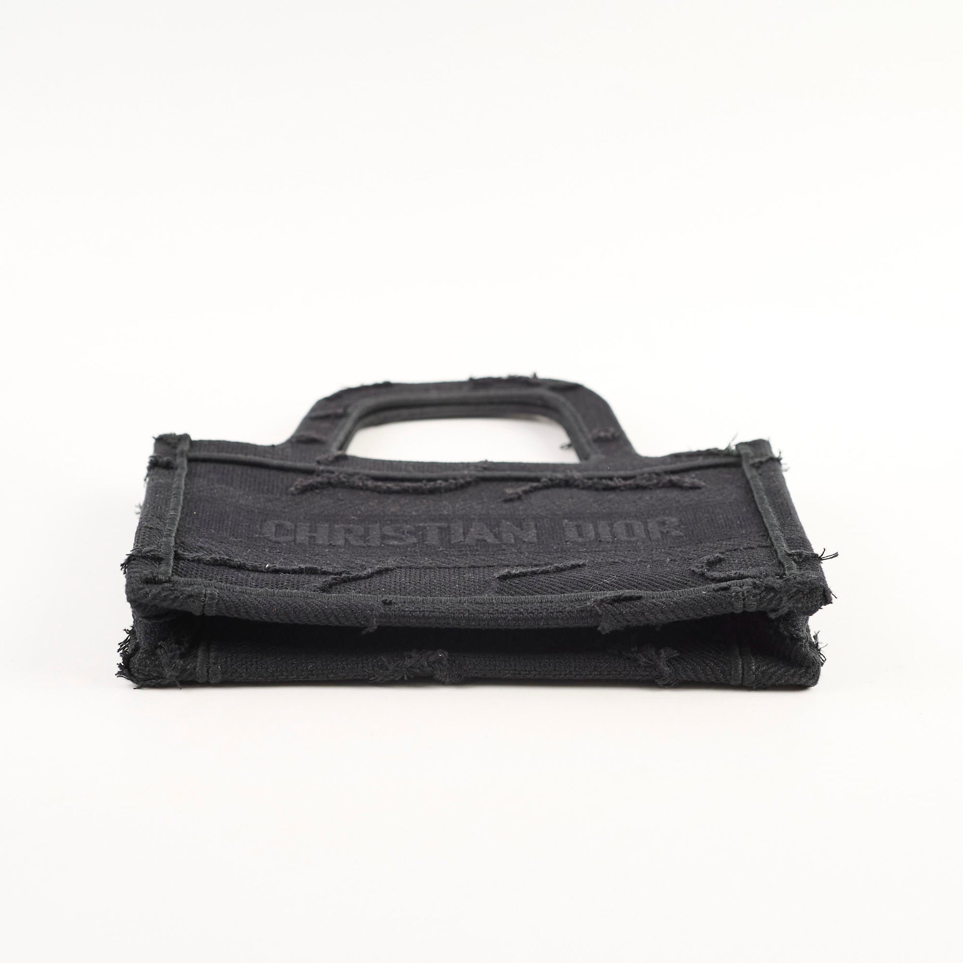 Dior Christian Book Tote Black Mini Tote Bag