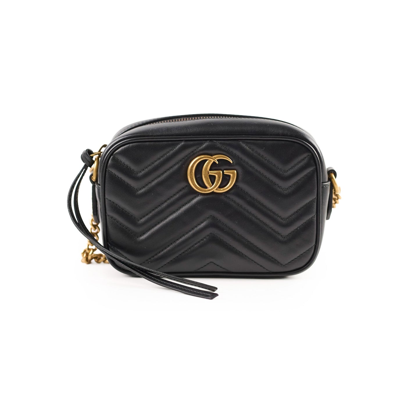 Gucci Marmont Camera Bag Black Mini Crossbody Bag 5