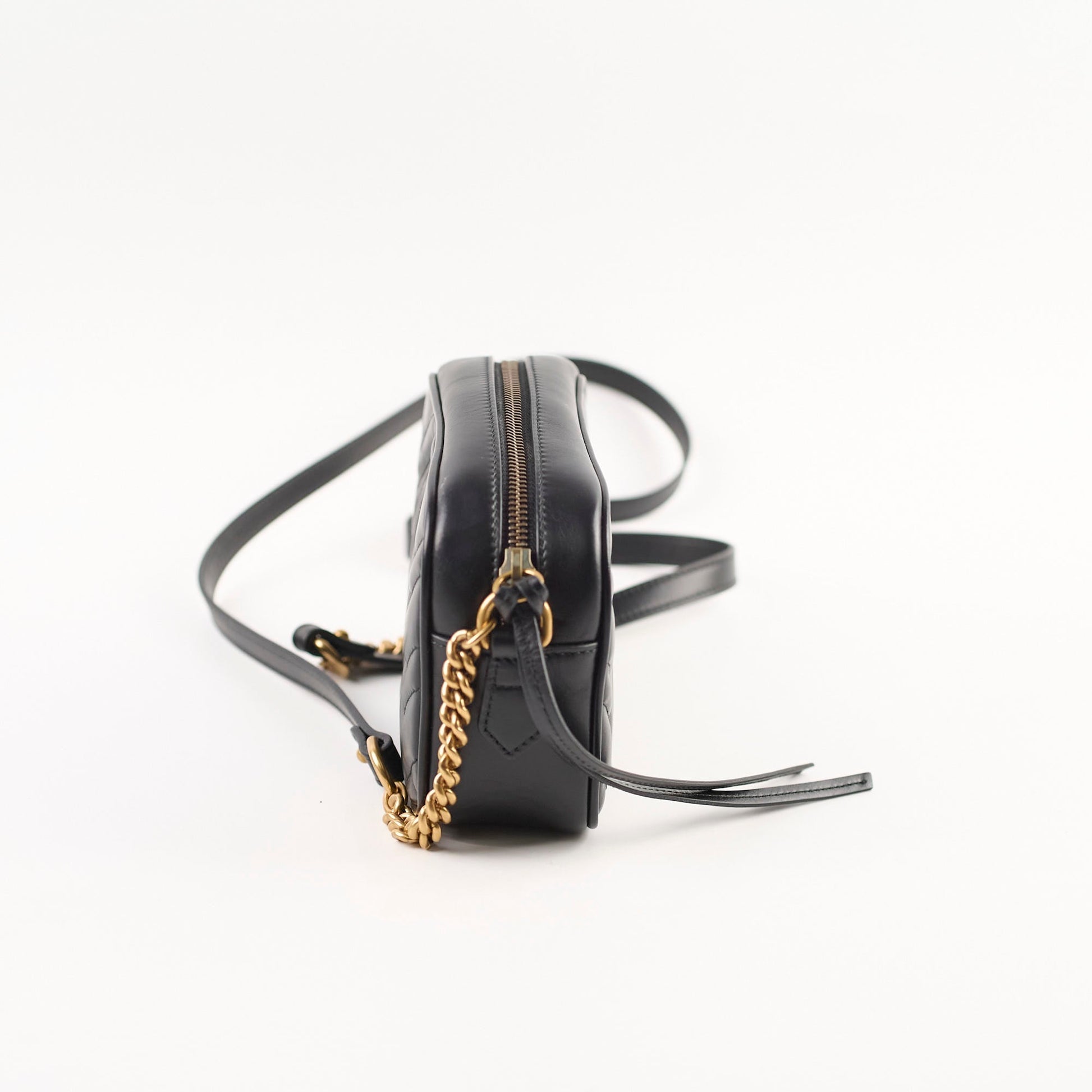 Gucci Marmont Camera Bag Black Mini Crossbody Bag 5