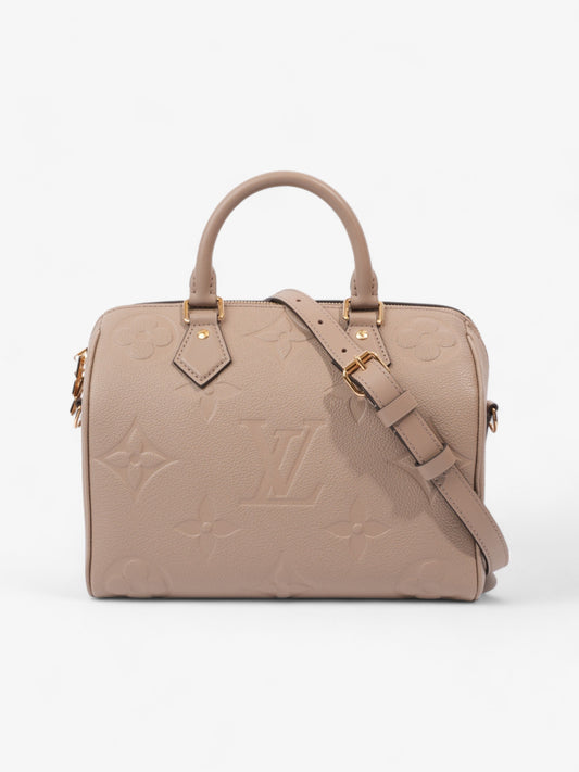 Louis Vuitton Speedy Bandoulière 25 Dune Leather Empreinte Handbag