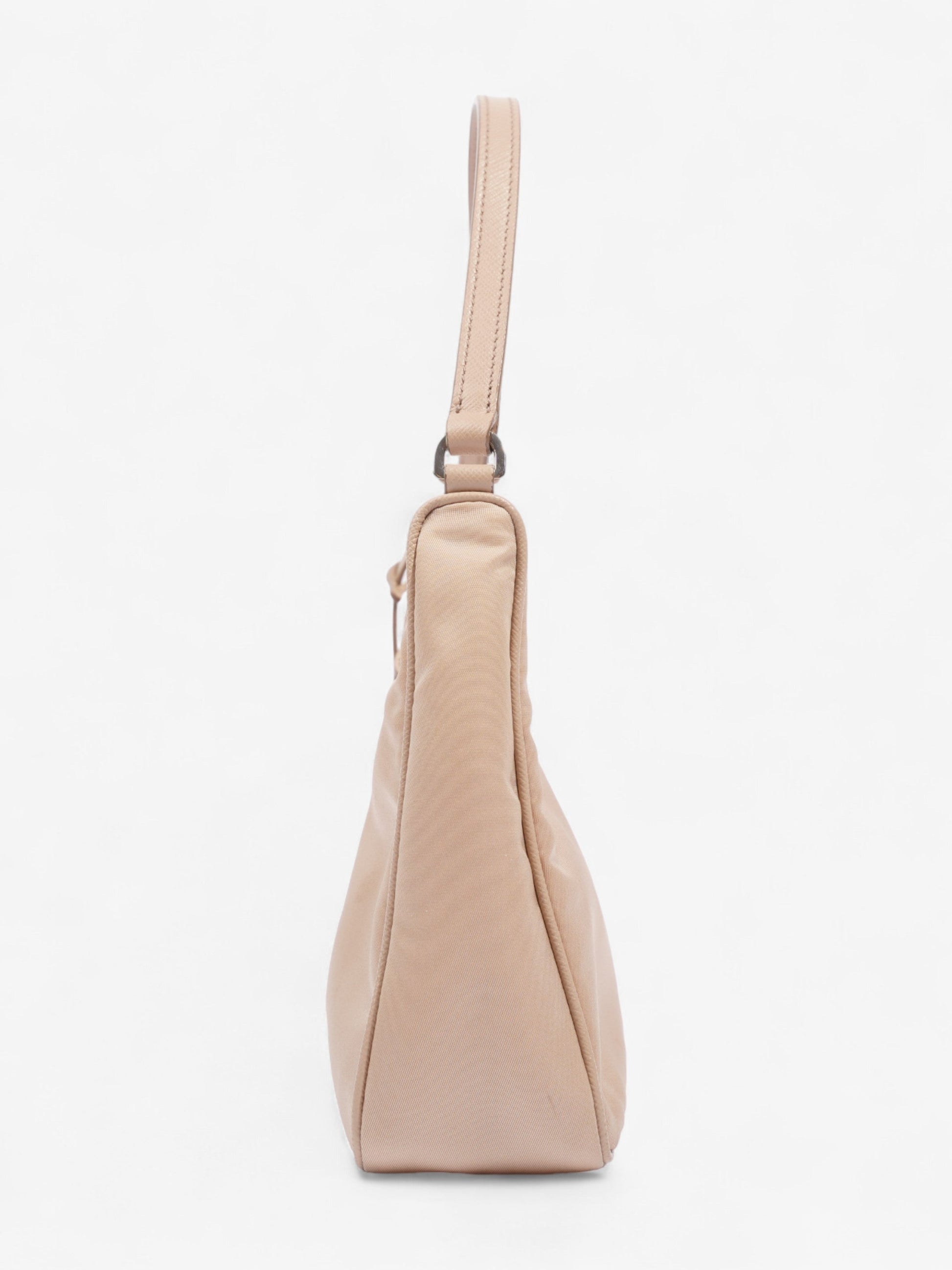 Prada Re Edition Shoulder Bag Nylon Beige Mini
