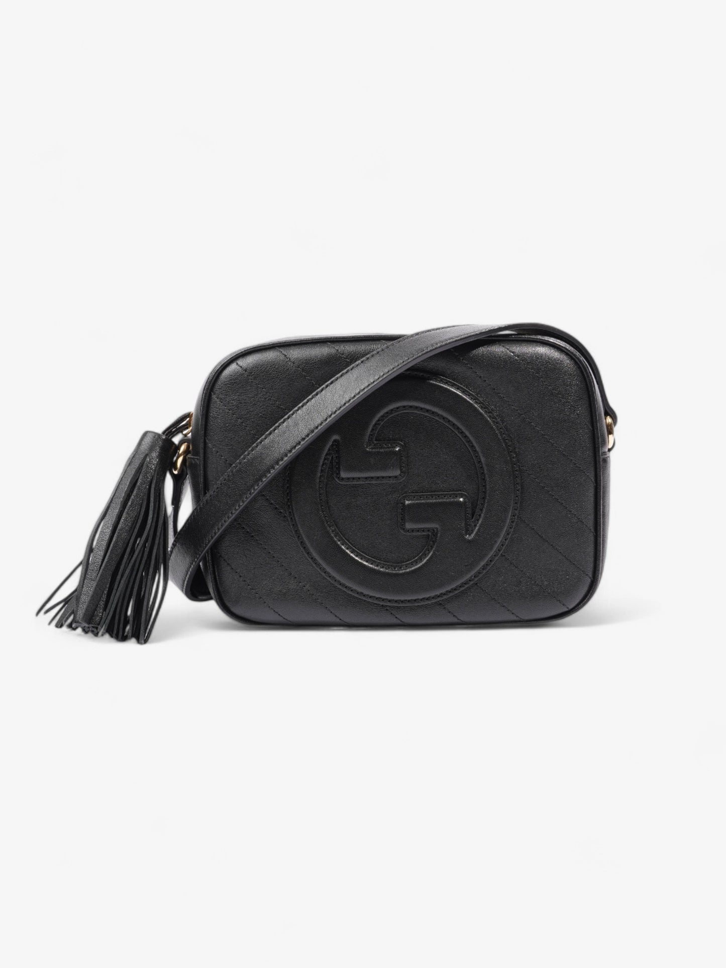 Gucci Blondie Crossbody Bag Leather Black Leather Small