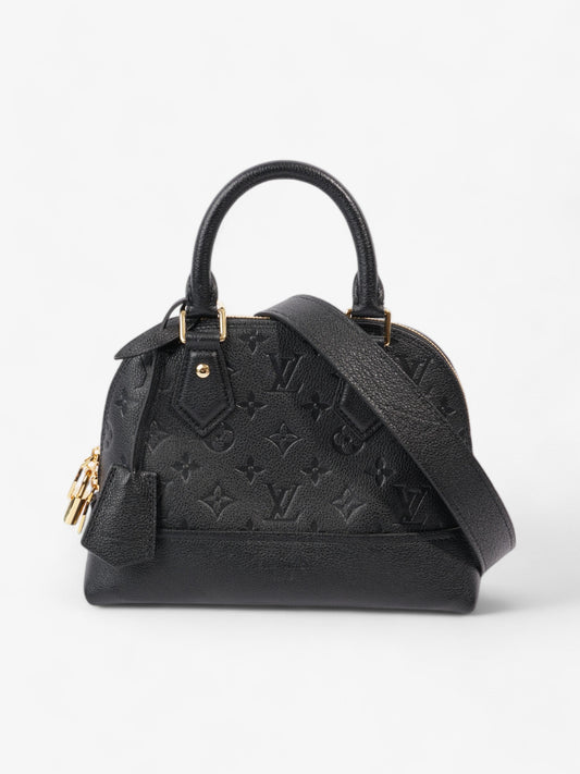 Louis Vuitton Alma BB Monogram Empreinte Leather Black Handbag
