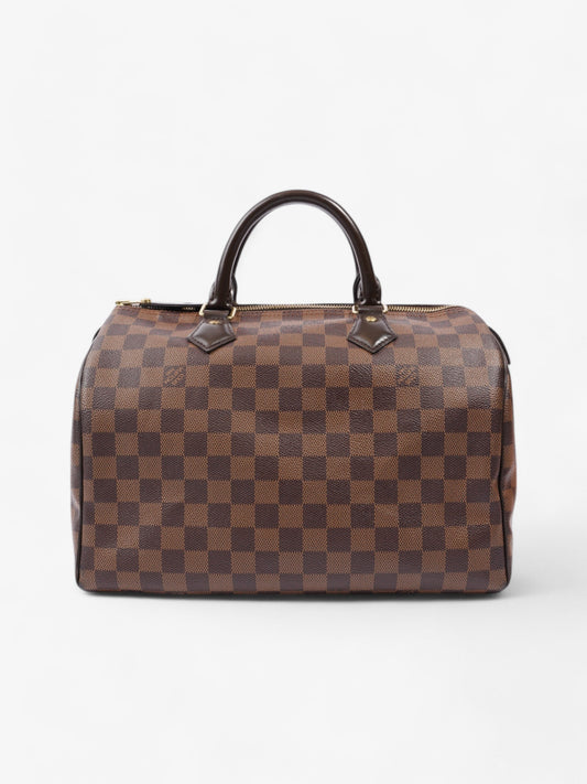 Louis Vuitton Speedy Ebene Coated 30 Canvas Coated Canvas Damier Apparel Canvas 49