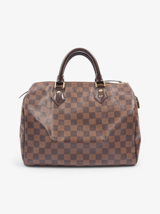 Louis Vuitton Speedy Ebene Coated 30 Canvas Coated Canvas Damier Apparel Canvas 56