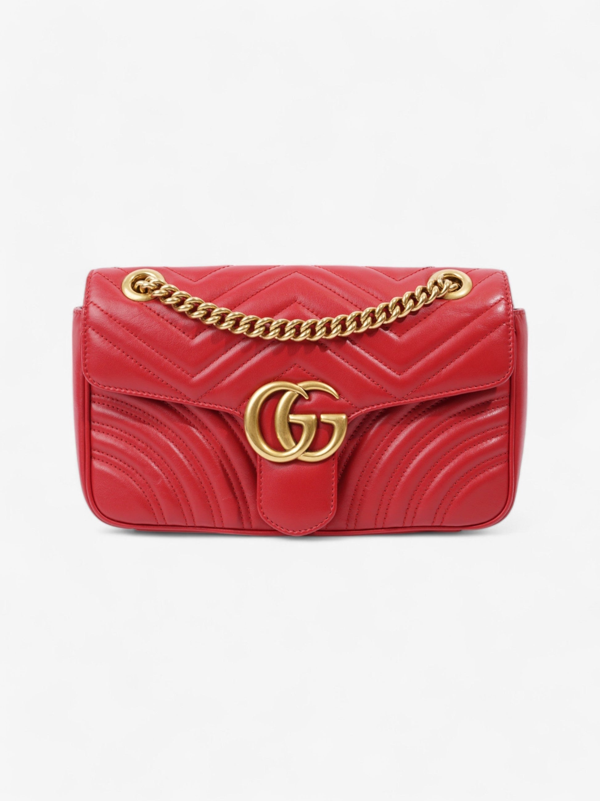 Gucci Marmont Small Shoulder Bag Leather Matelasse 7