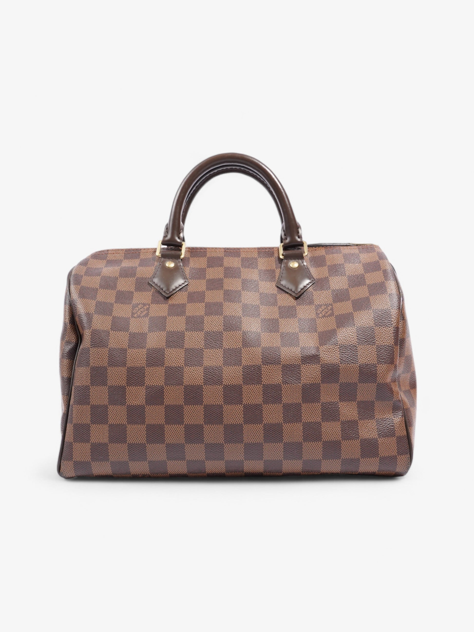 Louis Vuitton Speedy Ebene Coated 30 Canvas Coated Canvas Damier Apparel Canvas 36