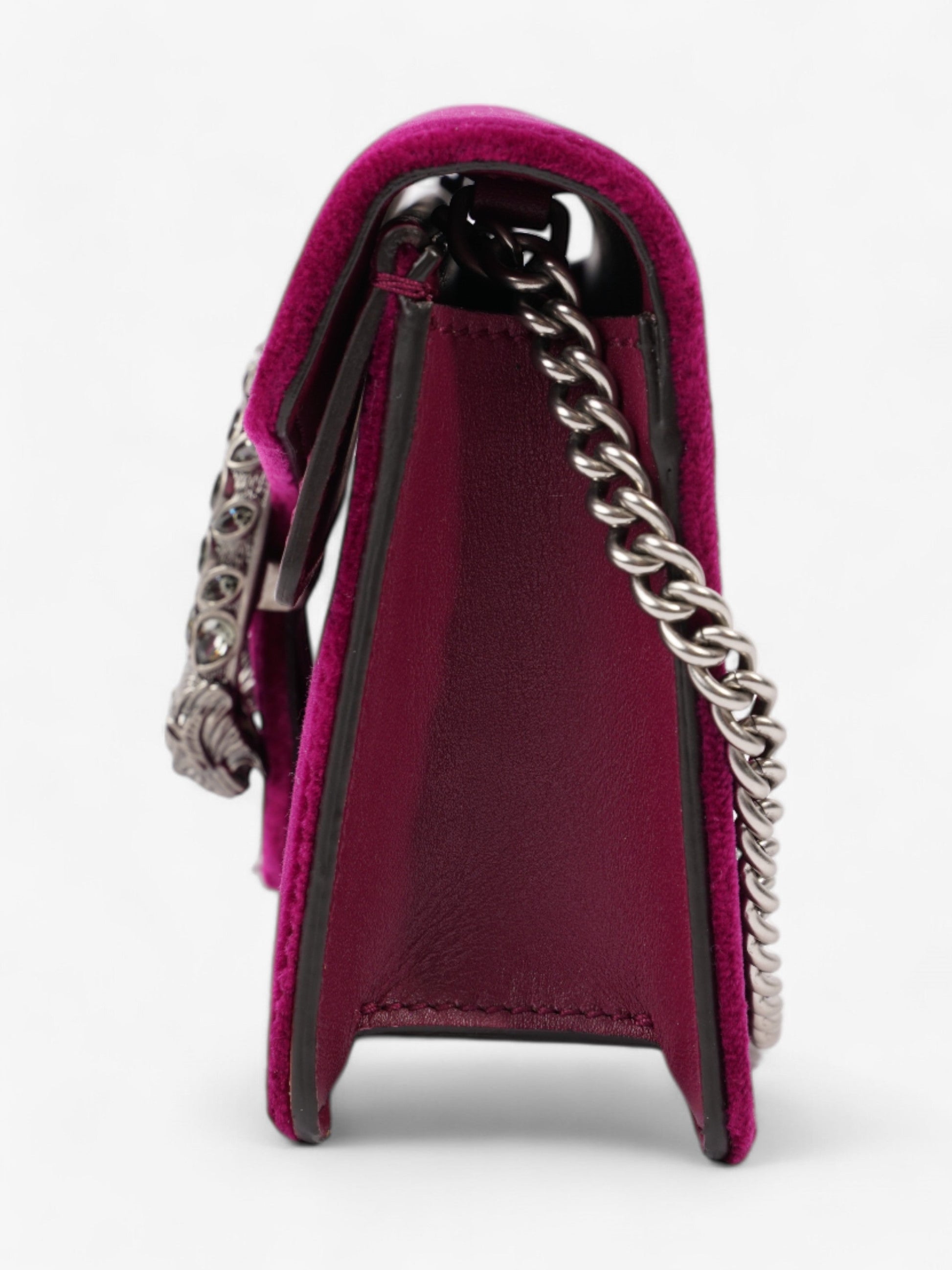 Gucci Dionysus Magneta Velvet Super Crossbody Bag Mini