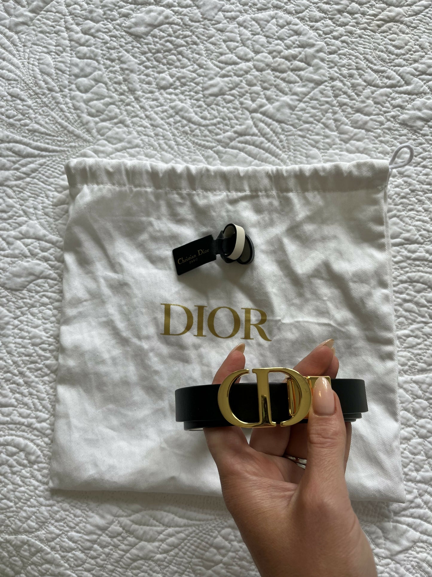 Dior Handbag 30 Montaigne Reversible Belt
