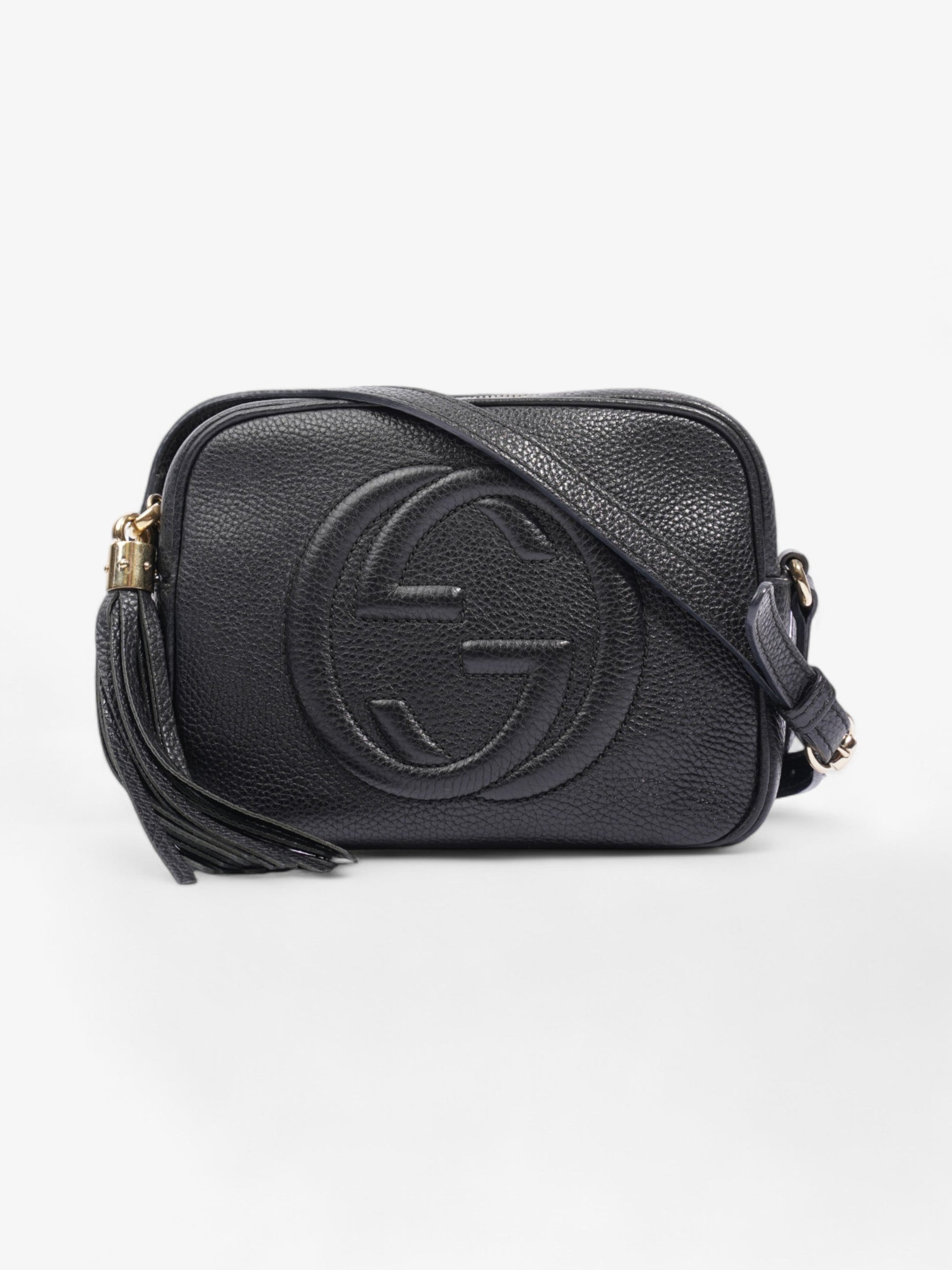 Gucci Soho Disco Bag Leather Black Crossbody Bag Leather Small
