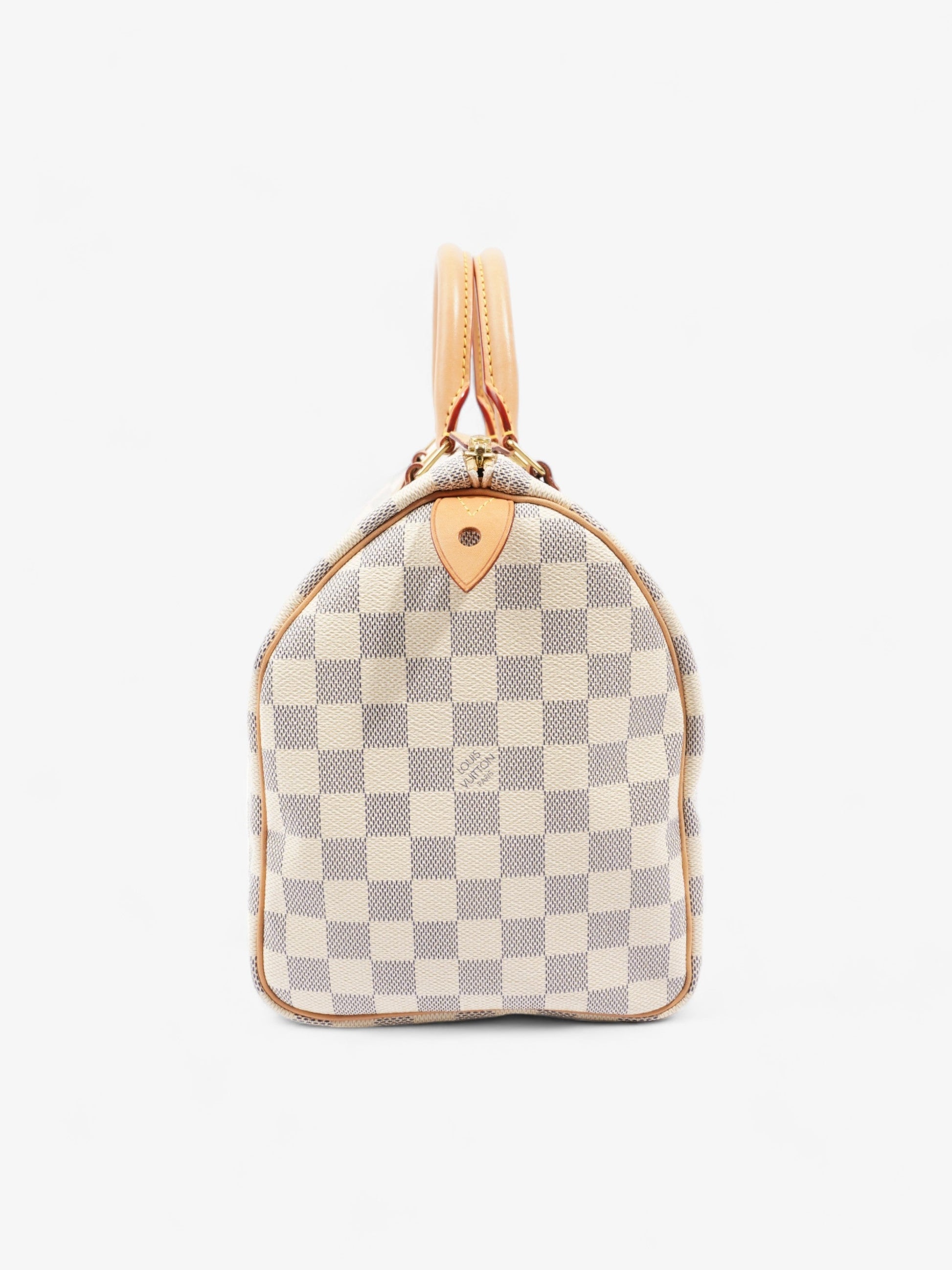 Louis Vuitton Speedy 30 Azur Coated Canvas Damier Apparel Canvas 2